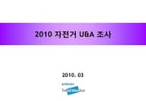 2010 자전거 U&A 조사 표지 이미지