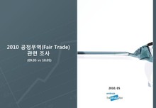 2010 공정무역(Fair Trade) 관련 조사