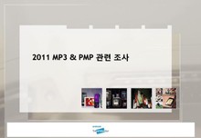 2011 MP3 vs PMP 비교 조사
