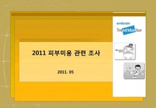 2011 피부미용 관련 조사
