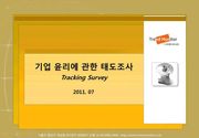 2011 기업윤리 관련 인식 조사
