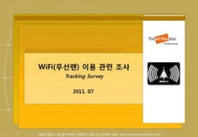 2011 와이파이(WiFi) 관련 조사