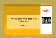 2011 와이파이(WiFi) 관련 조사