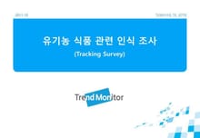 2011 유기농 식품 관련 조사