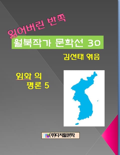 잃어버린 반쪽 월북작가 문학선집 30 임화의 평론 5 표지 이미지