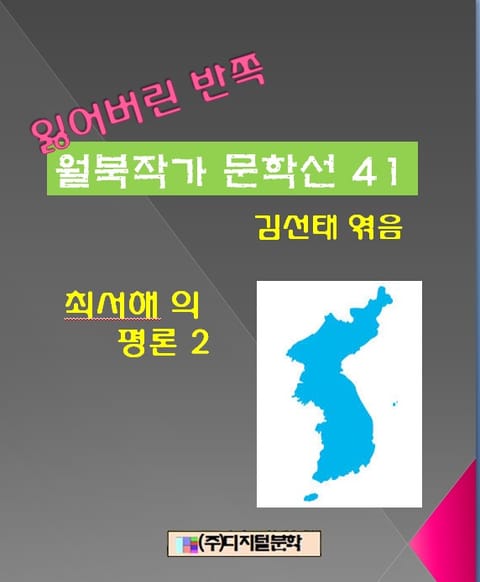 잃어버린 반쪽 월북작가 문학선집 41 최서해의 평론 2 표지 이미지