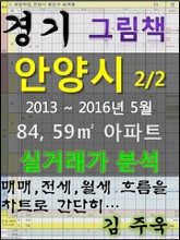 경기도 안양시 2/2 84,59㎡ 아파트 매매, 전세, 월세 실거래가 분석 (2013 ~ 2016.5월) 표지 이미지