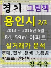 경기도 용인시 2/3 84,59㎡ 아파트 매매, 전세, 월세 실거래가 분석 (2013 ~ 2016.5월) 표지 이미지