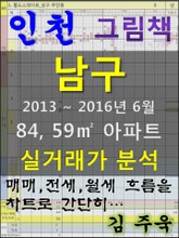 인천 남구 84,59㎡ 아파트 매매, 전세, 월세 실거래가 분석 (2013 ~ 2016.6월) 표지 이미지