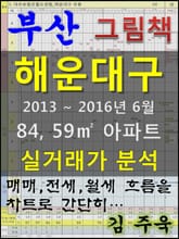 부산 해운대구 84,59㎡ 아파트 매매, 전세, 월세 실거래가 분석 (2013 ~ 2016.6월) 표지 이미지