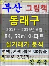 부산 동래구 84,59㎡ 아파트 매매, 전세, 월세 실거래가 분석 (2013 ~ 2016.6월) 표지 이미지