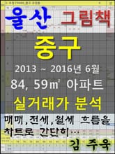 울산 중구 84,59㎡ 아파트 매매, 전세, 월세 실거래가 분석 (2013 ~ 2016.6월) 표지 이미지