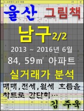 울산 남구 2/2 84,59㎡ 아파트 매매, 전세, 월세 실거래가 분석 (2013 ~ 2016.6월) 표지 이미지
