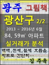 광주 광산구 2/2 84,59㎡ 아파트 매매, 전세, 월세 실거래가 분석 (2013 ~ 2016.6월) 표지 이미지