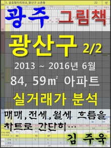 광주 광산구 2/2 84,59㎡ 아파트 매매, 전세, 월세 실거래가 분석 (2013 ~ 2016.6월)