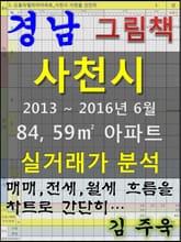 경남 사천시 84,59㎡ 아파트 매매, 전세, 월세 실거래가 분석 (2013 ~ 2016.6월) 표지 이미지