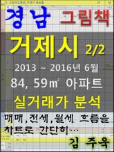 경남 거제시 2/2 84,59㎡ 아파트 매매, 전세, 월세 실거래가 분석 (2013 ~ 2016.6월) 표지 이미지