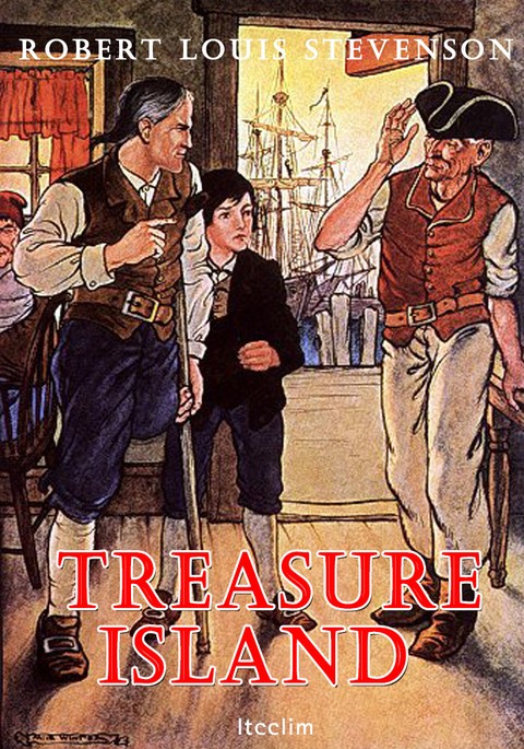 보물섬 TREASURE ISLAND (영어 원서 읽기: 일러스트 삽입) 표지 이미지