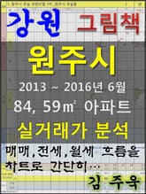 강원 원주시 84,59㎡ 아파트 매매, 전세, 월세 실거래가 분석 (2013 ~ 2016.6월) 표지 이미지