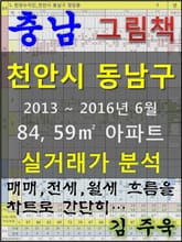 충남 천안시 동남구 84, 59㎡ 아파트 매매, 전세, 월세 실거래가 분석 (2013 ~ 2016.6월) 표지 이미지