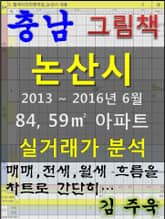 충남 논산시 84, 59㎡ 아파트 매매, 전세, 월세 실거래가 분석 (2013 ~ 2016.6월) 표지 이미지