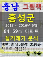 충남 홍성군 84, 59㎡ 아파트 매매, 전세, 월세 실거래가 분석 (2013 ~ 2016.6월) 표지 이미지