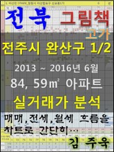 전북 전주시 완산구 1/2 고가 84, 59㎡ 아파트 매매, 전세, 월세 실거래가 분석 (2013 ~ 2016.6월) 표지 이미지