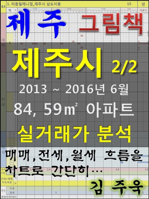 제주 제주시 2/2 84, 59㎡ 아파트 매매, 전세, 월세 실거래가 분석 (2013 ~ 2016.6월) 표지 이미지