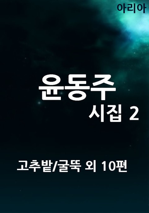 윤동주 시집 2 표지 이미지