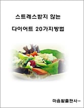 스트레스 받지 않는 다이어트 20가지 방법 표지 이미지