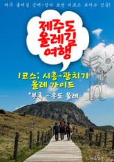 제주 올레길 여행 ; 1코스 시흥~광치기 올레 가이드 표지 이미지