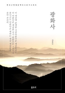 한국문학 필독서 김동인 광화사