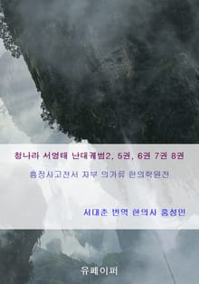 청나라 서영태 난대궤범2, 5권, 6권 7권 8권
