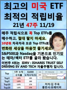 최고의 미국ETF, 최적의 적립비율,21.47.11.19 TopETFs