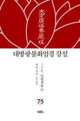 대방광불화엄경 강설 75: 입법계품(16) 표지 이미지