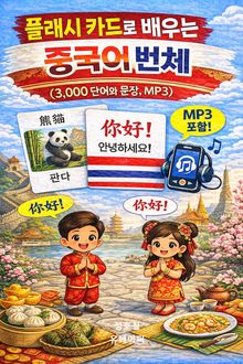 플래시 카드로 배우는 중국어 번체 (3,000 단어와 문장, MP3)