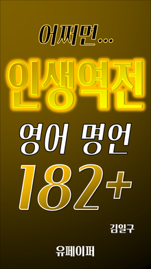 어쩌면 인생역전 영어 명언 182+