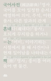 국어사전 혼내는 책 표지 이미지