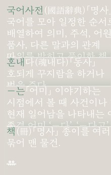 국어사전 혼내는 책