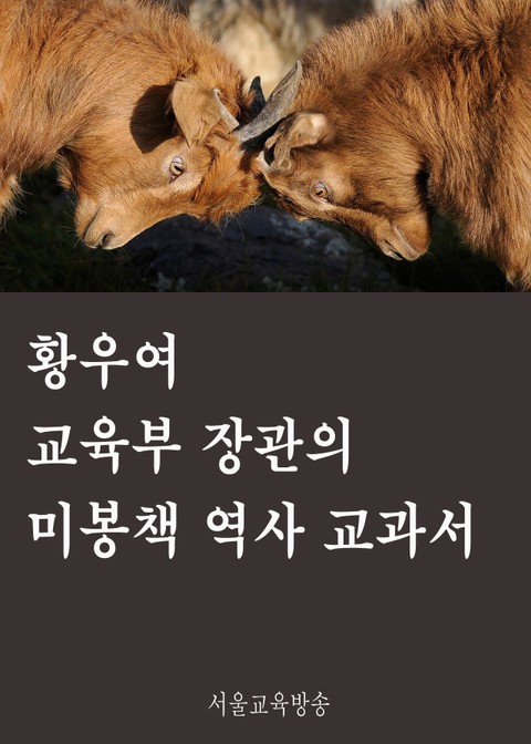 황우여 교육부 장관의 미봉책 역사 교과서 표지 이미지