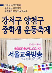 강서구 양천구 중학생 운동축제