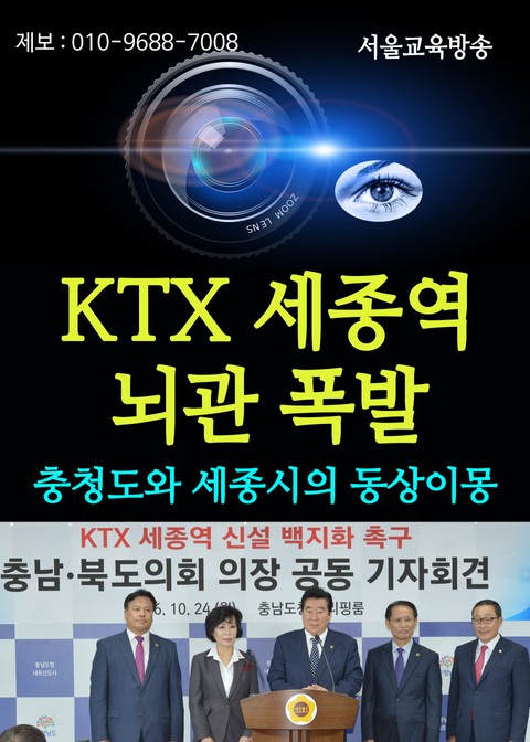 KTX 세종역 뇌관 폭발(충청도와 세종시의 동상이몽) 표지 이미지