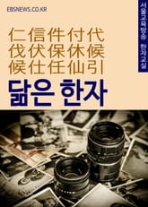 닮은 한자 仁信件付代伐伏保休侯候仕任仙引 표지 이미지