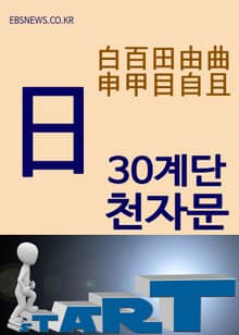 30계단 천자문 (日) 白百田由曲申甲目自且