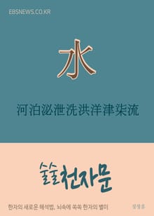 술술 천자문 河泊泌泄洗洪洋津柒流