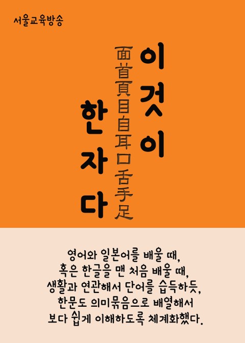 이것이 한자다 面首頁目自耳口舌手足 표지 이미지