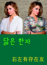 닮은 한자 右左有存在友 표지 이미지