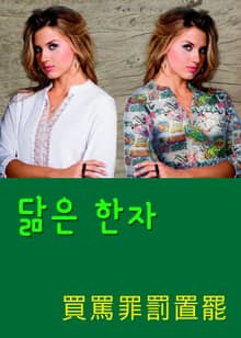 닮은 한자 買罵罪罰置罷