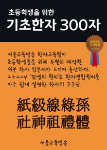 초등학생을 위한 기초한자 300자 (중급한자 紙級線綠孫社神祖禮體)