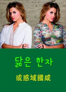 닮은 한자 或惑域國咸